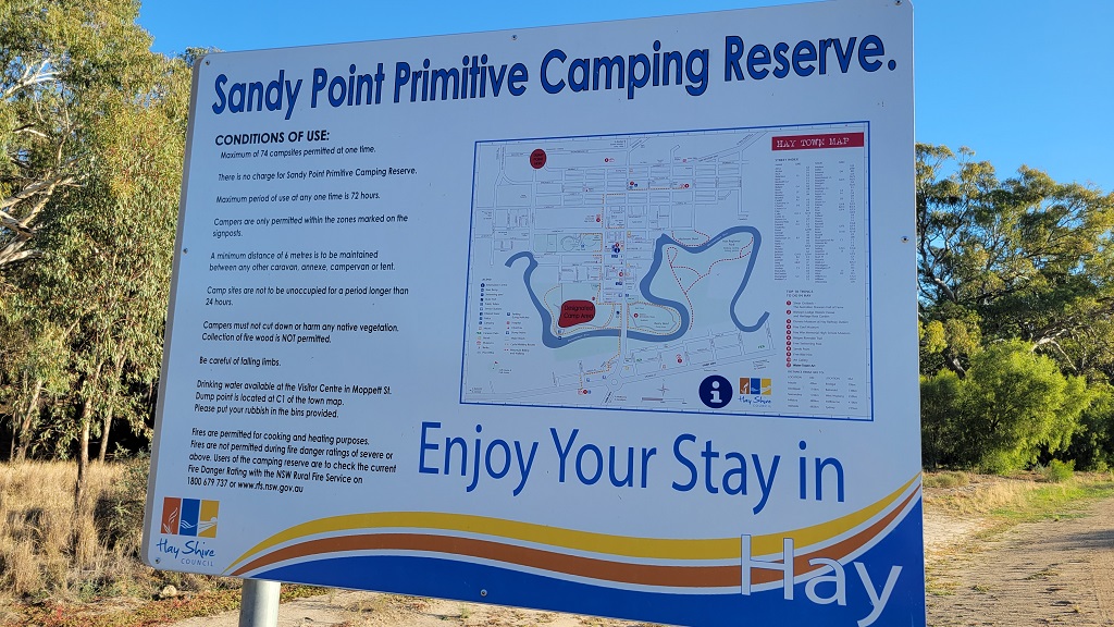 Sandy Point Reserve Hay rules