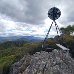 West Coast Tasmania Road Trip Looking towards Lake Gairdner from Bell Mountain summit, a scenic stop on the drive to the West Coast Tasmanian wilderness