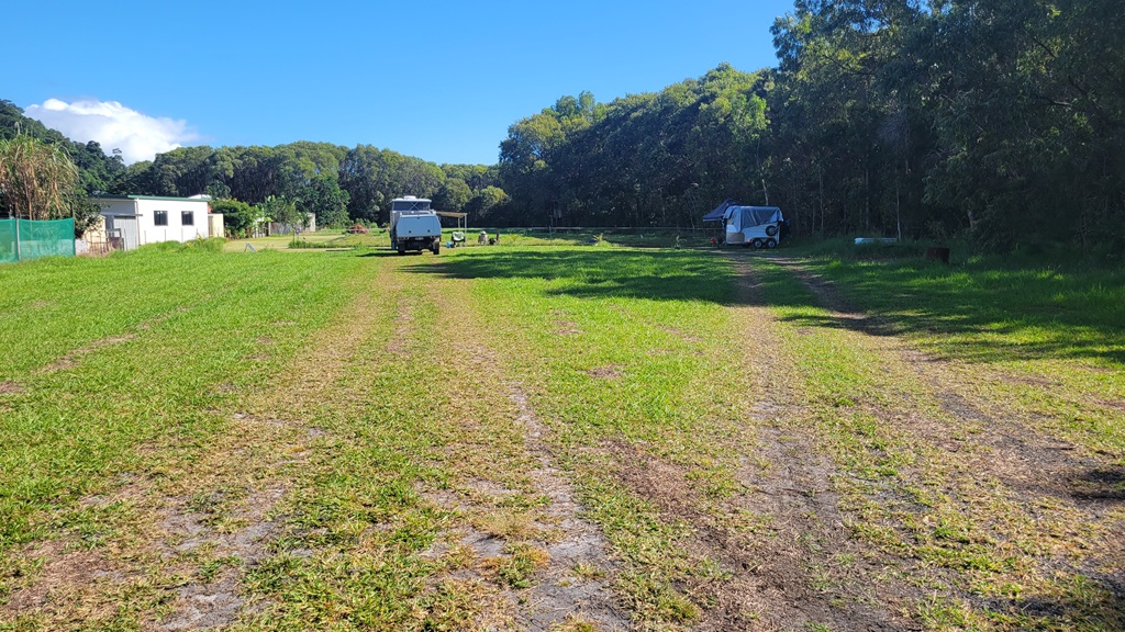 The layout of Kurrimine Beach Bums Camping