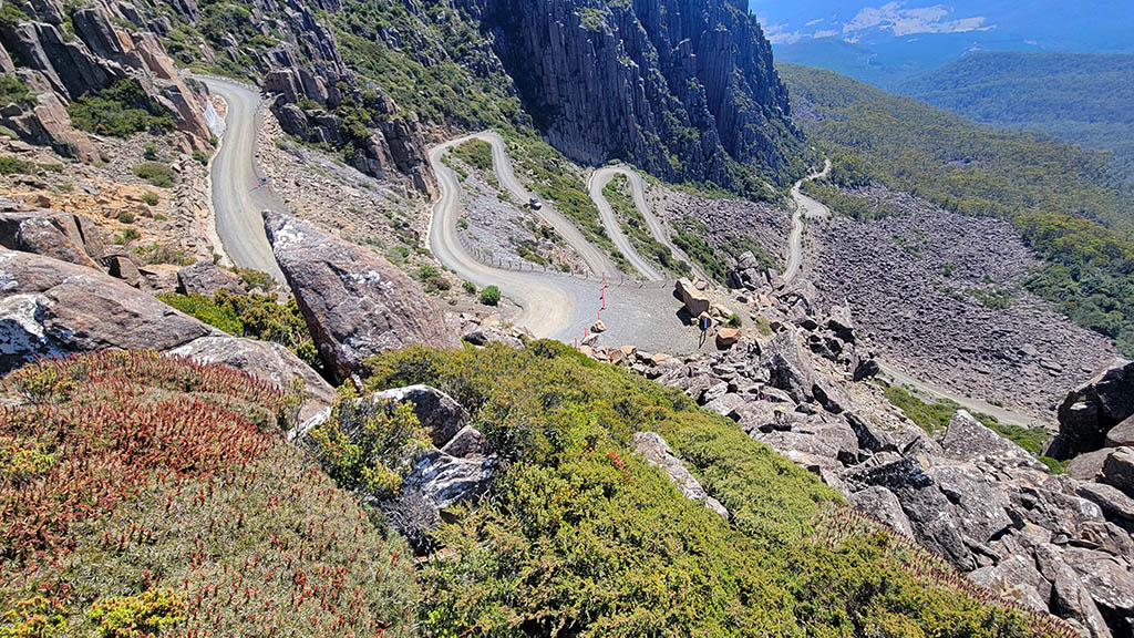 Located on a lap of Tasmania is Jacobs Ladder